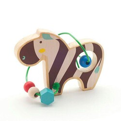 Lucy & Leo. Лабіринт з намистинками Зебра (LL127)