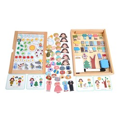 Lucy & Leo.Магнітние форми. Одяг. Пори року. (LL179)