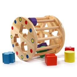 Игрушки из дерева. Интересный цилиндр (Д028)