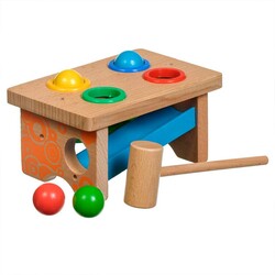 Игрушки с дерева.Стукалка-горка-шарики (Д142)