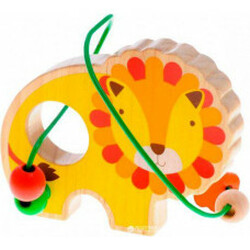 Игрушки из дерева. Лабиринт Лев (Д347)