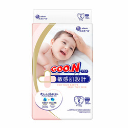 Goo.N. Підгузки GOO.N Plus для дітей 4-8 кг (розмір S, на липучках, унісекс, 50 шт) (843334)