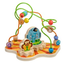Игрушки из дерева. Сортер лабиринт Цирк (Д381)