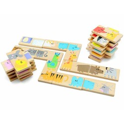 Игрушки из дерева. Домино Зоопарк (Д392)