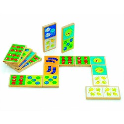 Игрушки из дерева. Домино  Счет (Д395 )