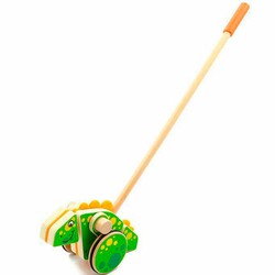 Игрушки из дерева. Каталка "Динозавр" (Д405)