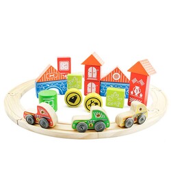 Іграшки з дерева.Ігорний Набір - Траса "Гран-прі" (Д407)