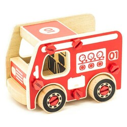 Іграшки з дерева. Конструктор "Пожежна машина" (Д430)