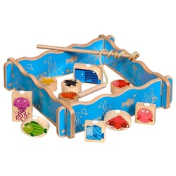 Игрушки из дерева. Игровой набор «Рыбалка» (Д431)