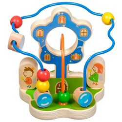 Игрушки из дерева. Лабиринт Волшебный цветок (Д433)