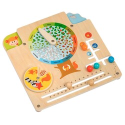 Іграшки з дерева. Бізіборд "Календар природи" (Д441)