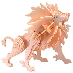 Игрушки из дерева. Лев (ц) (Е013с)