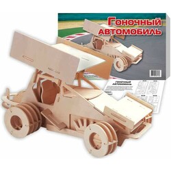 Іграшки з дерева. Гоночний автомобіль (П141)