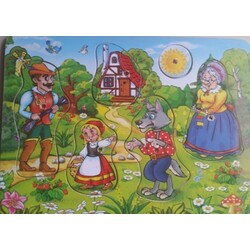 Іграшки з дерева. Червона шапочка (Р104)