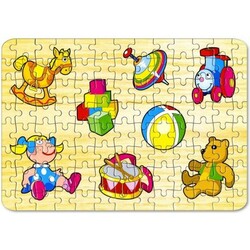 Бомік. ІГРАШКИ 2 (ПАРОВОЗ) Пазли (104 ел.) (719)