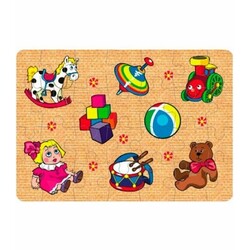 Бомік. ІГРАШКИ 2 (ПАРОВОЗ) Головоломки (28 ел.) (720)