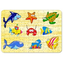 Бомік. ЖИТЕЛІ МОРЯ пазли (104 ел.) (740)