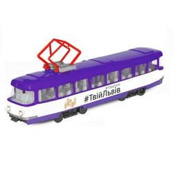 Технопарк. Модель – ГОРОДСКОЙ ТРАМВАЙ ЛЬВОВ (инерц. механ.) (SB-16-66WB-UL)