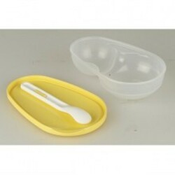 PIGEON Набор: тарелочка секционая+крышка+ложечка