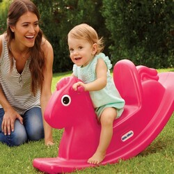 Little Tikes Outdoor. Гойдалка - ВЕСЕЛА КОНЯЧКА S2 (рожева) (400G00060)