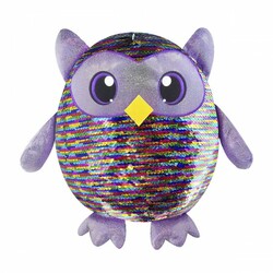 Shimmeez. М'яка іграшка з паєтками - ЯСКРАВА СОВА (36 см) (SMZ01003)