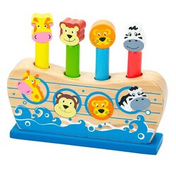 Viga Toys. Дерев'яний ігровий набір Веселий ковчег (50041)