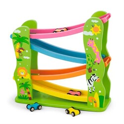 Viga Toys. Деревянный автотрек  с машинками (59610)
