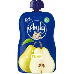 Andy.  Груша пюре пауч 90 г (003438)