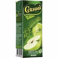 Сочный фрукт. Сок яблочный  0,2 л (1312386)
