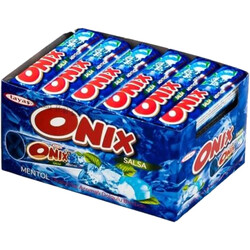 Tayas. ONIX SALSA жувальні цукерки з наповнювачем Ментол-Евкаліпт 20 г х 1 шт (1780205)