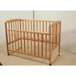 Goydalka. Кровать "AMELI" с дугами и колесами (600 * 1200) (Бук)(1В21-2)