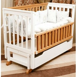 Goydalka. Кровать "Alex" (600 * 1200) (Бук) окрашенный (1B25-9-1,2,4)