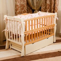 Goydalka. Кровать "Sofi" на подшипнике с откидной боковиной (600 * 1200) окрашенные (1B3-9-1,2,4)