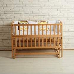 Goydalka. Кровать "VALERI"  (600 * 1200) (Бук) (1В216-2 Р)