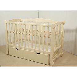 Goydalka. Кровать "NATALI" на пидшипниках с ящиком (600 * 1200) Окрашенный (1В35-7-1,2,3)