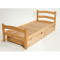 Goydalka. Ліжко "PARIS" з шухлядами (800*1900)(бук) (1А44-1,2)