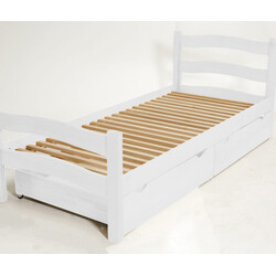 Goydalka. Кровать "PARIS" с ящиками (800 * 1900) (бук) окрашенный (1А44-9-1,2,4)