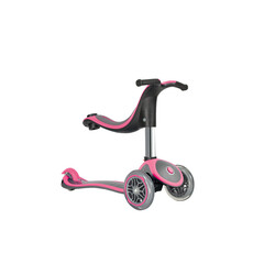 Самокат Серії GO UP SPORTY PLUS серії MY FREE 4 в 1, рожевий, до 50кг, 3+, 3 колеса (453-13)