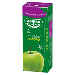 Сок яблочный 4м+, 200 мл. (4812021000558)