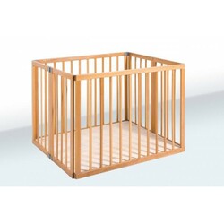 Goydalka. Манеж детский (квадрат) (1000 * 1000 * 700) (бук) (10В22-2)