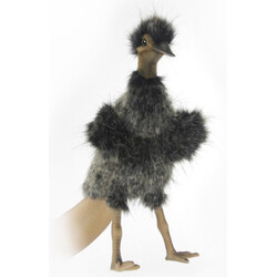 Hansa. Мягкая игрушка на руку Hansa Страус Эму, 33 см (4806021973554)