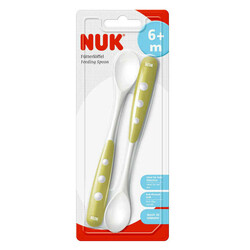 Nuk.  Ложки для кормления 6 мес+, 2 шт (082538)