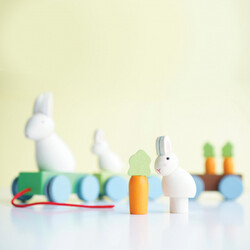 Le Toy Van. Каталка-поїзд Зайчата (PL026)