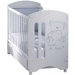 Micuna. Ліжечко Micuna Sweet Bear White, 120х60 см, білий (SWEET BEAR BASIC WHITE)