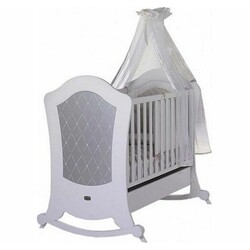 Micuna. Дитяче ліжко Micuna Alexa Big Relax White - Silver, 140x70 см, білий (BIG ALEXA RELAX WH)