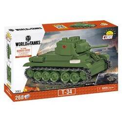 COBI. Конструктор COBI Танк Т-34, 268 деталей (COBI-3061)