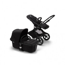 Bugaboo.Универсальная коляска 2 в 1 Bugaboo Fox2 BLACK/BLACK, рама черная, черный (230122ZW01)