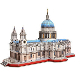 Cubic Fun.ТРИВИМИРНА ГОЛОВОЛОМКИ-конструктор Собор Святого Павла, открывается (MC270h)