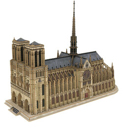 Cubic Fun. Трехмерная головоломка-конструктор Нотр Дам де Пари, открывается (MC260h)