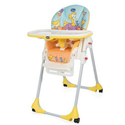Chicco. Стульчик для кормления "Polly Easy" 4-х колесный (79565.34)